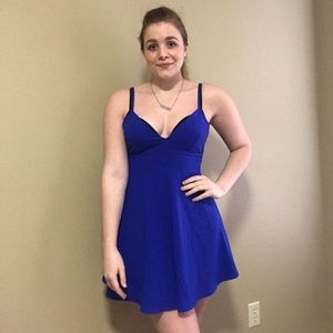 Royal blue dress